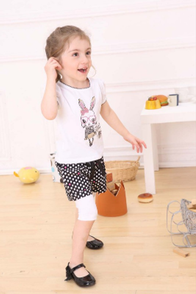 Bộ bé gái kiểu 2 quần ms146