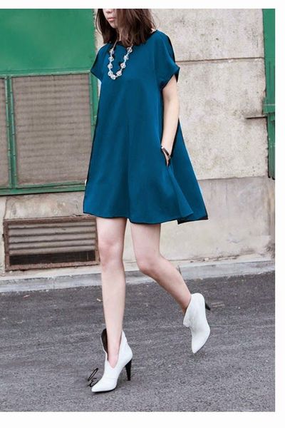 Đầm oversize phom rộng new - 0890