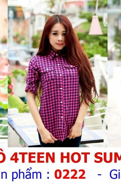 Áo sơmi 4 teen hot summer - 0222