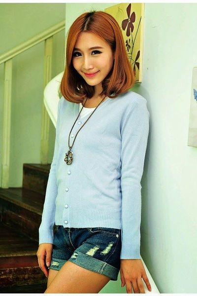 Áo khoác len ngọc trai ak0196