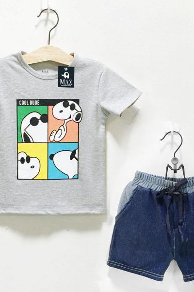 A17827 - bộ snoopy max áo thun quần jean thêu đắpri 8size 1-8