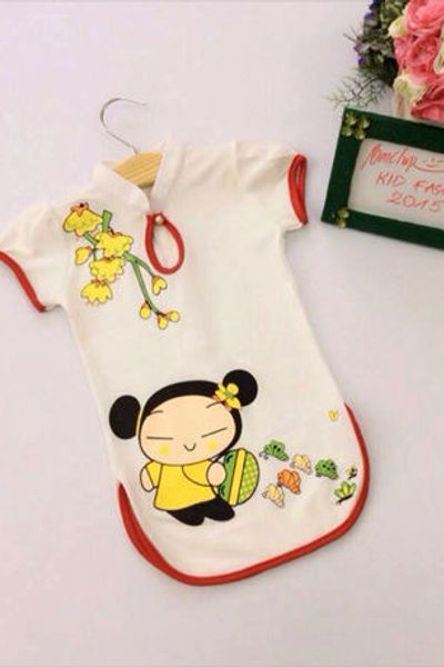 A10582 - sườn xám thun cát thái ri 8size 1-8