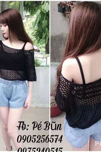 Áo ren lệch vai kèm lót