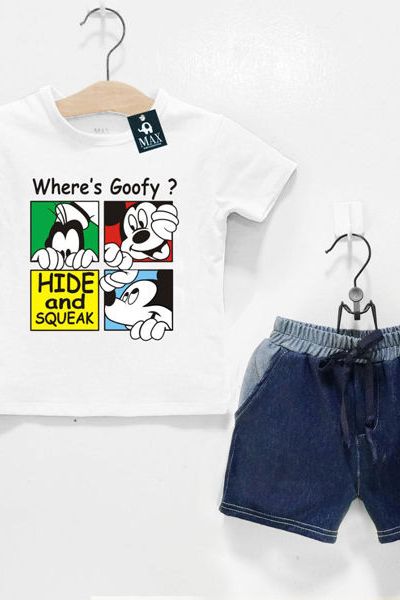 A19377 - bộ bé trai mickey max áo thun quần jean thunsize 1-8