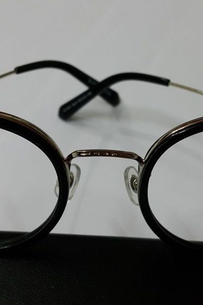 Kính ngố gọng tròn kim loại cực độc đẹp - hn150
