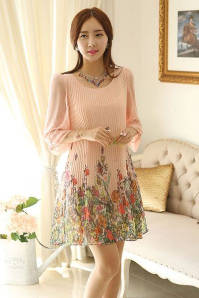 Chuyên sỉ đầm xòe dập ly