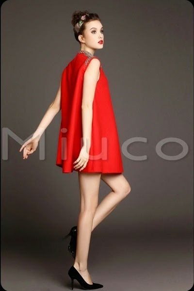 Đầm suông đính hạt miuco ms1104