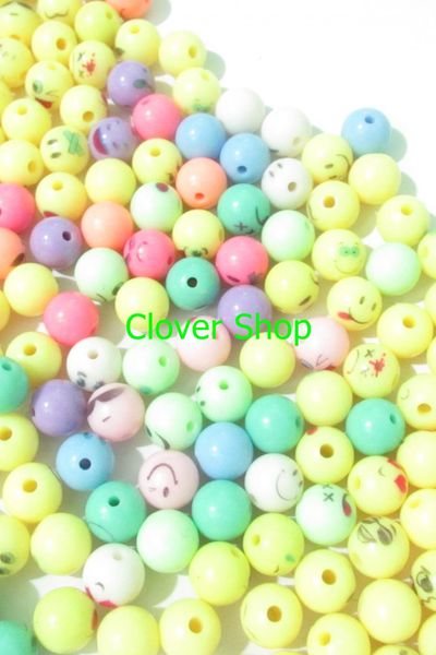 Hạt làm vòng tay biểu cảm sắc thái kích thước 8mm