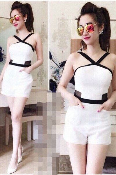 Jumsuit short xanh teen 261