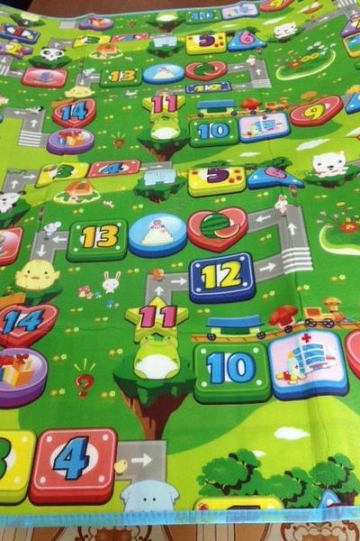 Thảm chơi cho bé maboshi hai mặt