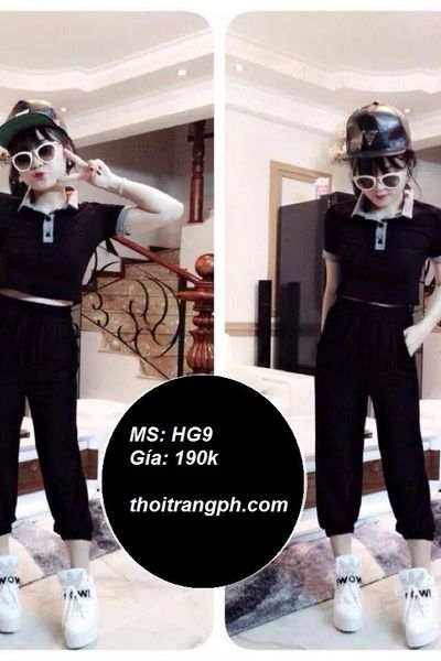 Set đồ tay ngắn thể thao năn động hg10