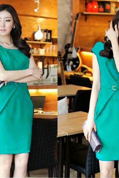 Đầm công sở yuri kèm nịt - 0469