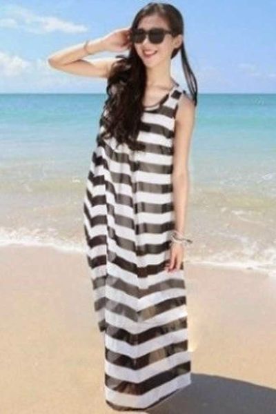 Đầm maxi sọc yumi - mc145 ms1201