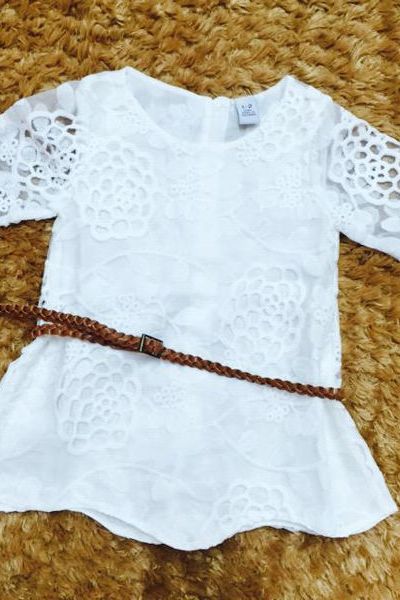 A17277 - đầm ren 2 lớp kèm dây nịt zarari 7size 1-7