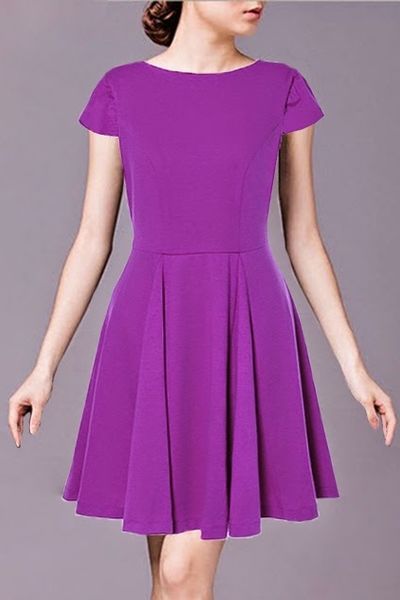 Đầm xòe thắt nơ lưng mimi 0515