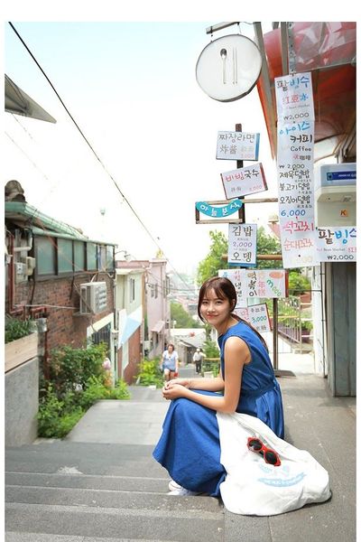 Đầm xòe jean cột nơ