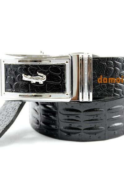 Dây nịt da bò 100 dập vân cá sấu
