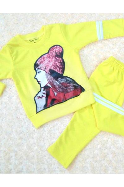 A17742 - bộ bé gái da cá dày sọc chạy dây viền in không tróc dínhri 8size 1-8