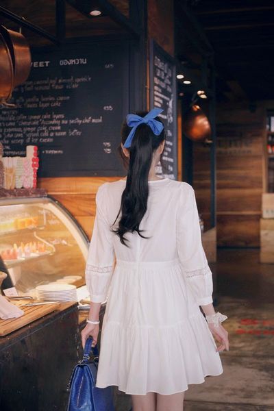 Đầm phom xòe mùa thu - 0803