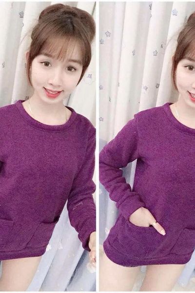 Áo nỉ 2 túi
