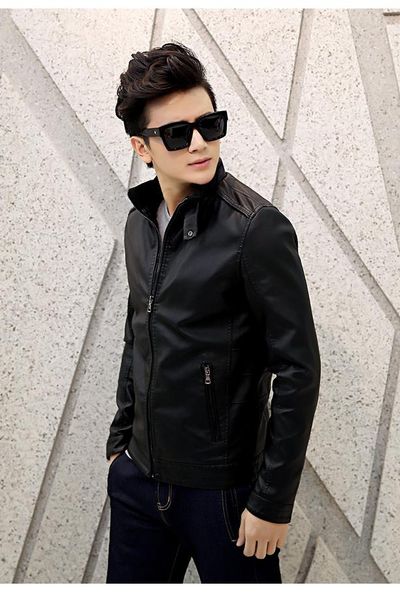Áo khoác da nam lót lông xưởng