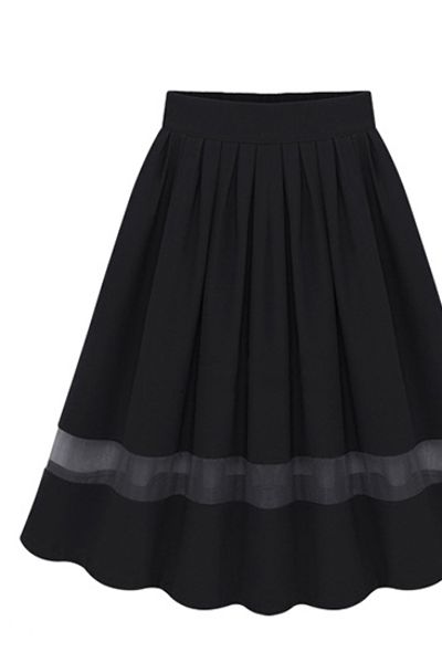 Chân váy công sở phối lưới - 120 -gs1334