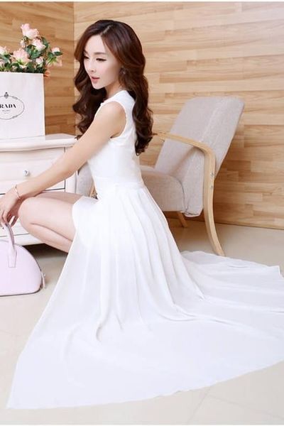 Đầm suông phối váy voan rời dv2409