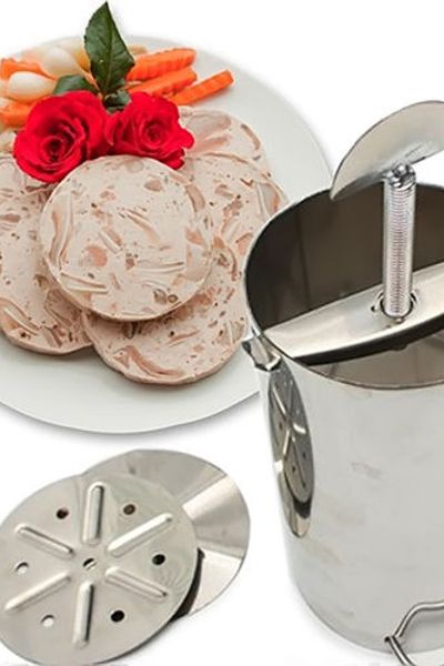 Khuôn làm giò chả inox 1 kg đảm bảo vệ sinh cho gia đình vạn lợi