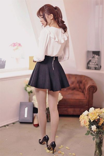 Msa94 sơ mi ribbon hàn quốc