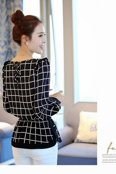 Áo kiểu caro ô vuông - mc115 ms1265