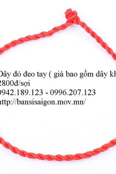 Vòng tay dây đỏ gắn tỳ hưu may mắn bình an giá bao gồm dây mặt dây