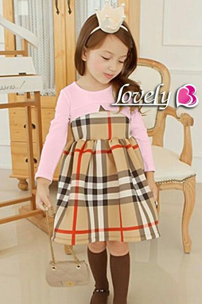 A17536 - đầm thu đầm liền thân trên chất cotton 4c 100 dày mịn thân dưới là thun poly in sọc bubberyri 8size 1-8