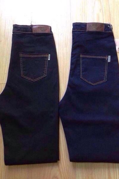 Quần jeans 2 da mango 210k quần giả jean lưng cao phom chuẩn co giãn 130k