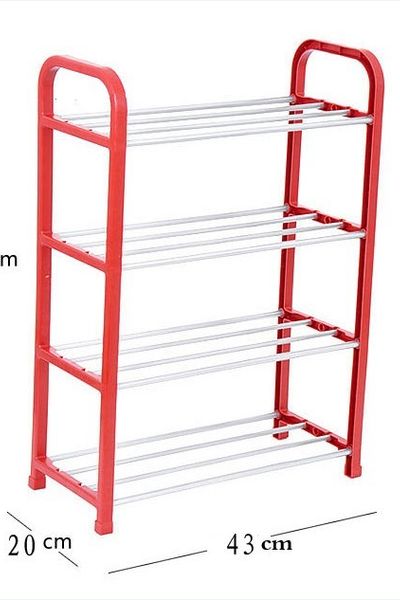 Kệ để giày 4 tầng – chất liệu nhựa bền
