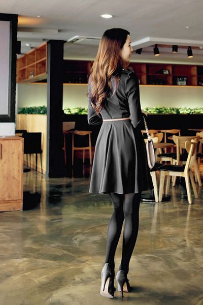 Đầm xòe tay dài đẹp sg7214-185