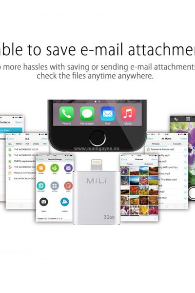 Usb bộ nhớ ngoài đẳng cấp tiện dụng cho smartphone mili idata 32gb flash drive