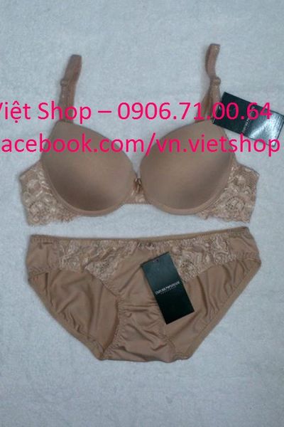 Ar01 bộ armani trơn dây ren đen