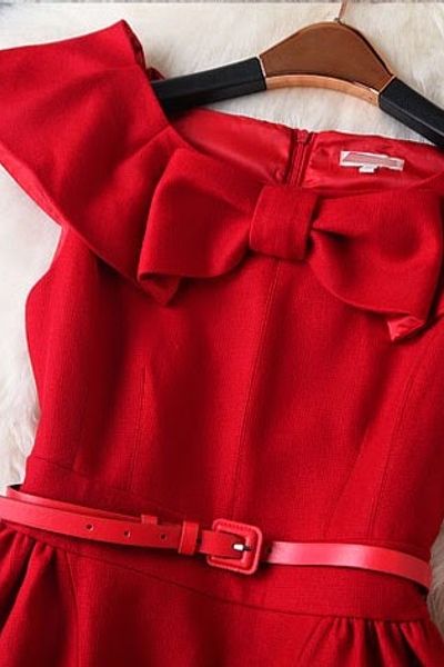 Đầm ribbon đính nơ - 1152