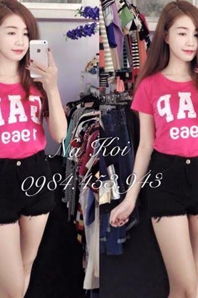 Áo thun 4 chiều 25k in gap sml