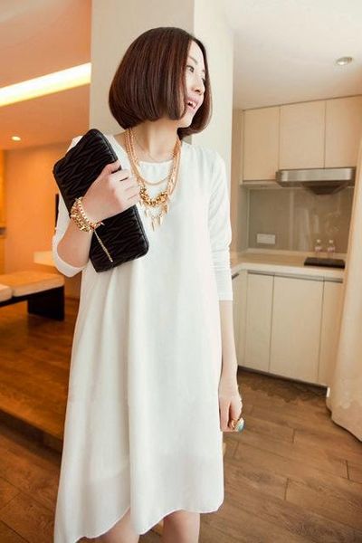 Đầm oversize tay lỡ hết hồng mã 1039
