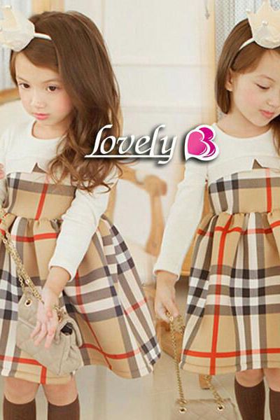 A17536 - đầm thu đầm liền thân trên chất cotton 4c 100 dày mịn thân dưới là thun poly in sọc bubberyri 8size 1-8