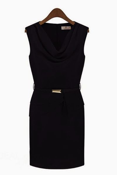 Đầm peplum cổ đổ - 0813