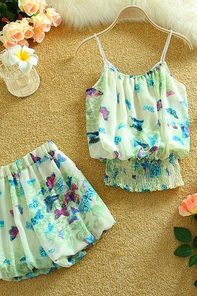 Set đồ short feather - 1392
