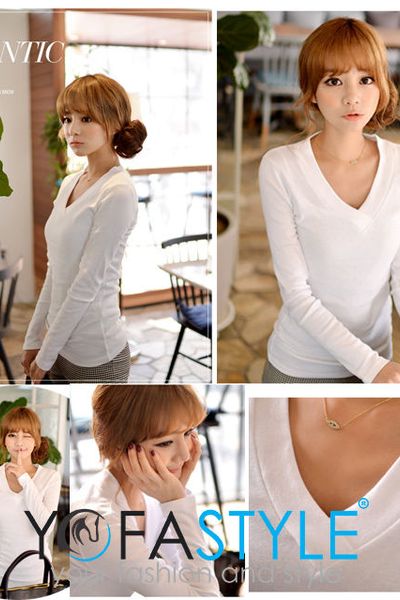 Áo nữ tay ngắn trẻ trung phong cách hàn quốc