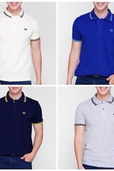 Fred perry bông lúa cổ viền