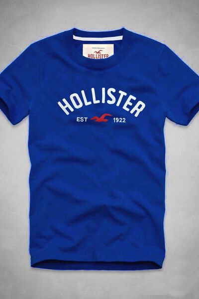 Áo thun nam hollister cổ tròn thêu đắp nỗi - giá tốt