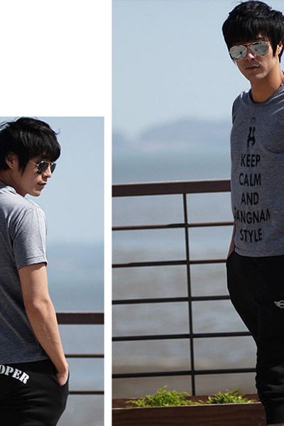 Áo thun nam gangnam style