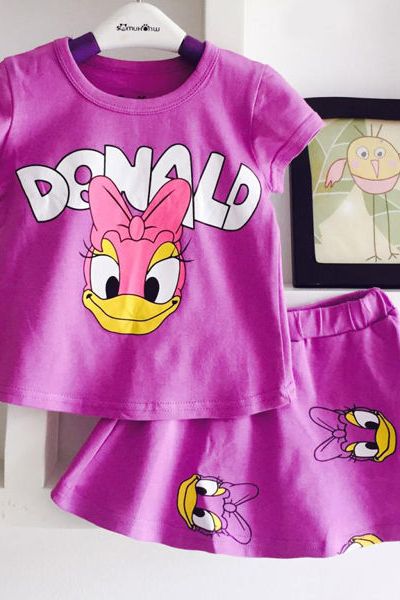 A18593 - bộ váy thun donald có chip oshkoshri 7size 1-7