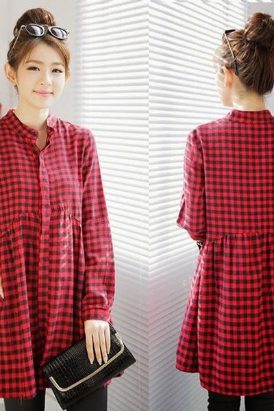 Áo somi caro phom dài xuân hè ms1162