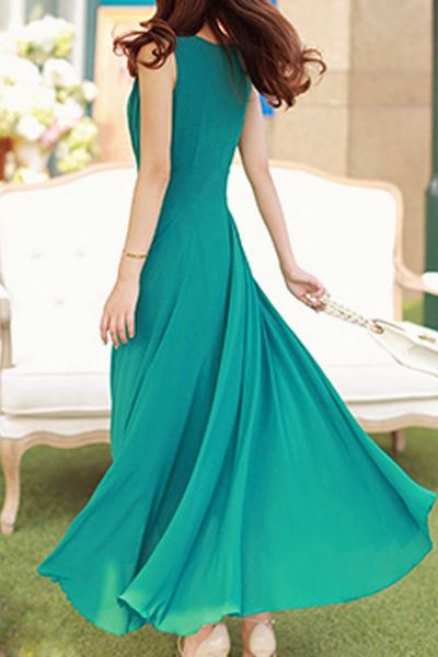 Đầm maxi dạ hội bo eo - 1401
